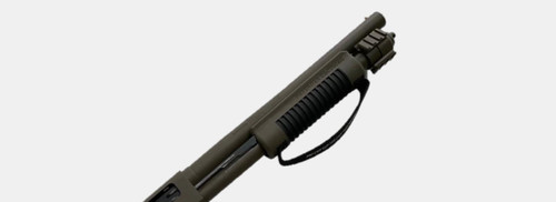 VAPOR Mossberg Shockwave Heat Shield + Defender Pebble Forend CUSTOM ROUGH MOD - Image 3