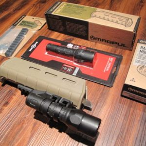 Magpul & Surefire Mossberg 500 Forend G2X Flashlight Mount w 5" Rail